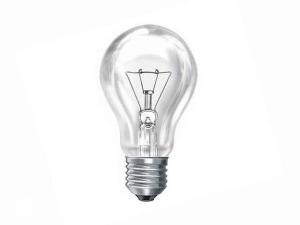 Лампа накаливания ЛОН А50 75W Е27 прозрачная FAVOR (10/100)